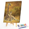 Handpainted DIY Giraffe Mother Child Oil Paint by Numbers Picture Craft Gift Kit
