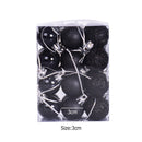 24pcs/box Christmas Balls 3cm Hanging Shopping Mall Ceiling Ornament (H) Newly