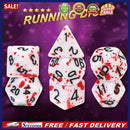 7pcs Polyhedral DND Dice RPG Multi-Sided Digital Role Playing Funny Game Toys