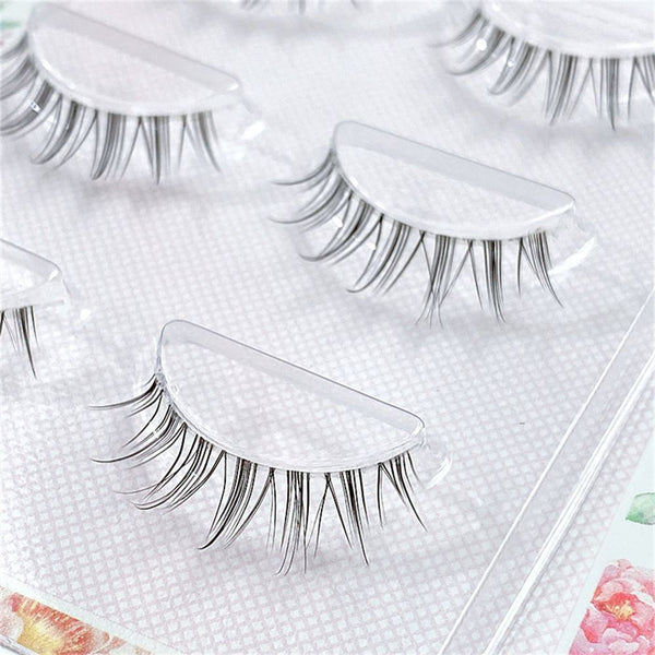 Extension Short Makeup Tools Soft False Eyelashes Messy Makeup Lashes Cross