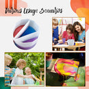 Silicone Split Color Mixing Cup - Multi Channels Paint Divider (3 Channels)