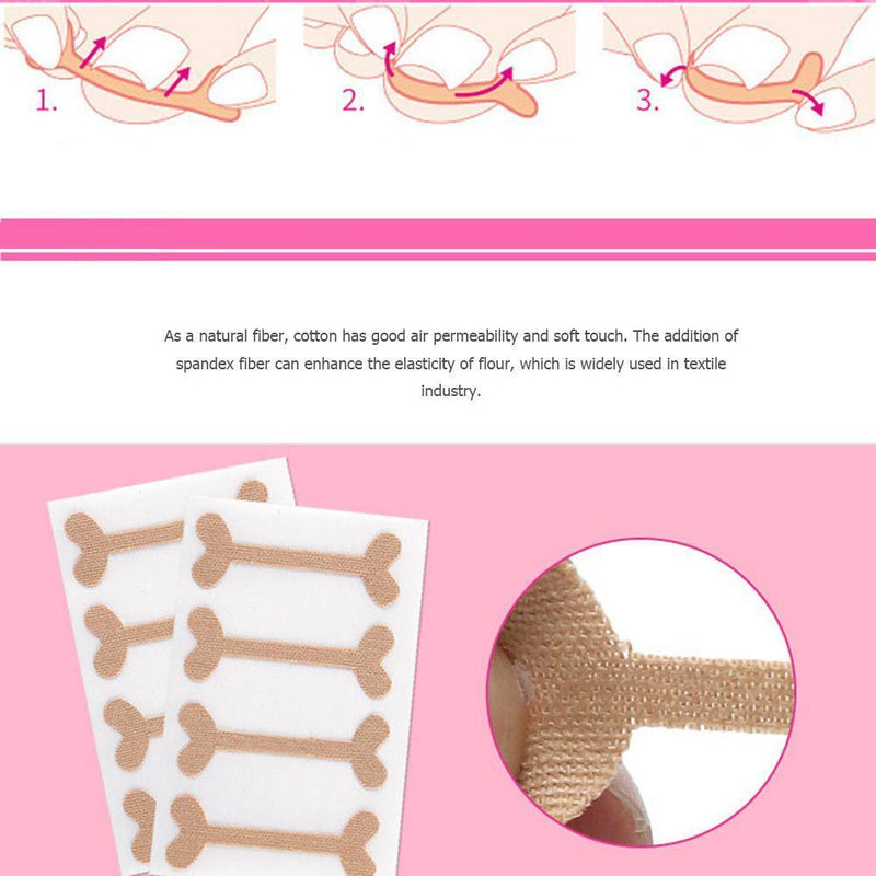 4pcs/Set Ingrown Corrector Stickers Toenail Pedicure Paronychia Treatment Patch