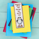 Two Sides Cross Stitch Bookmark 14CT Counted Cartoon Needlework Ornament
