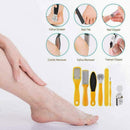 8pcs Remover Pedicure Rasp Foot File Scraper Brush Care Nail Set B9V7 Kit A9Y4