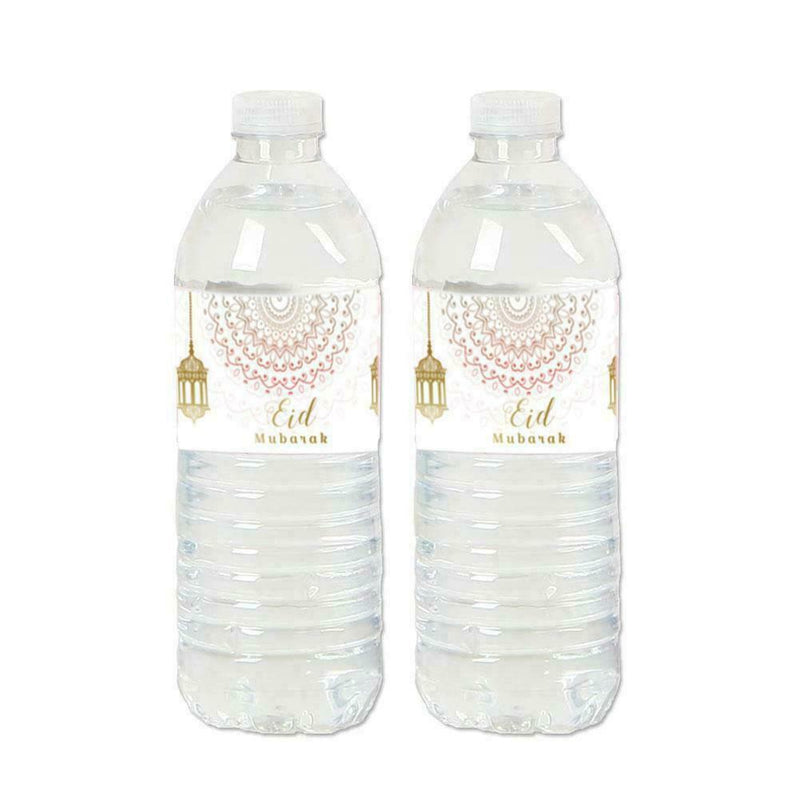 5 Eid al-Fitr mineral water bottle stickers rectangular stickers seal F0I1
