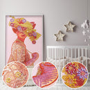 Special Shaped 5D Lady with Bowler Hat Kit DIY Diamond Painting (Y150) Newly