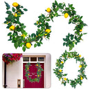 Decor Plants Faux Eucalyptus Leaves Faux Eucalyptus Rose Leaf Lemon Fruit Vine