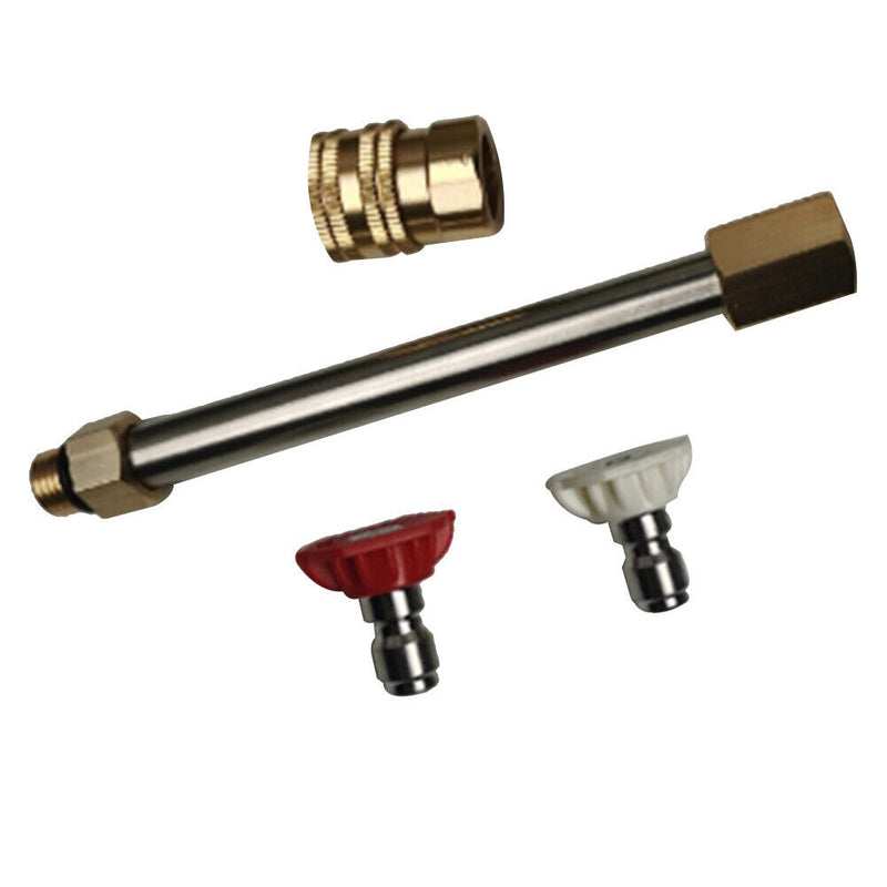 Car Water Gun Extension Rod Kit High Pressure Washer Connector Nozzles Jet