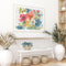Multi-color Flower Oil Paint By Numbers DIY Frameless Drawing Picture for Adu