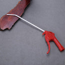 Red Plastic Handle Angled Nozzle Air Duster Blow Gun Pneumatic Tool (Long) Newly