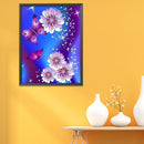 DIY Stamped Canvas 11CT Needlework Butterfly Pattern Cross Stitch Home Decor Kit