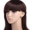 Hollow Out Print Earclip South Korean Chic Ear Decoration Earrings