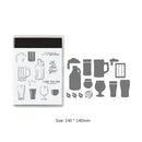 Metal Cutting Dies Silicone Seal Stencils DIY Scrapbooking Album Stamp (A) Newly