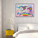 5D Rainbow Horn Horse DIY Part Drill Special Shaped Kit Diamond Painting Craft