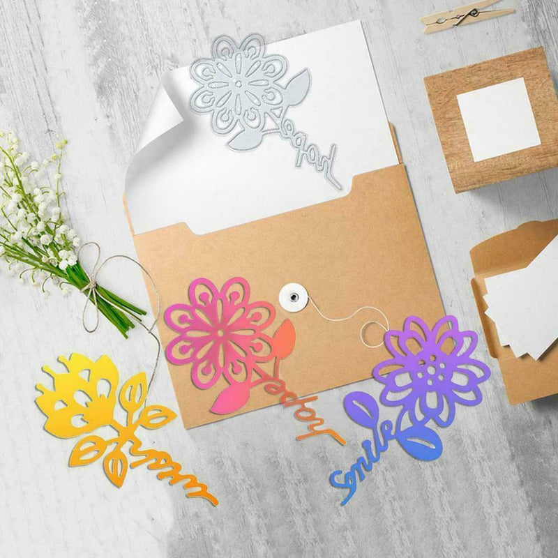 1xFlower Metal Cutting Dies Stencils Scrapbooking Embossing DIY Card Craft P4L4