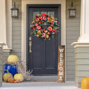 ??Last Day 50% Off ??Fall Peony And Pumpkin Wreath Year Round-Wreath