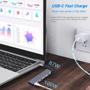 USB C HUB 4K 30Hz Type C to HDMI-compatible USB 3.1 PD 100W Adapter 6 in 1 Dock