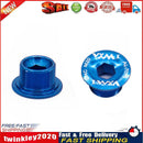 VXM MTB Bike Crankset Screw Aluminum Axis Dustproof Bolts Cover (M18 Blue) Newly