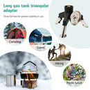 Copper Three Legs Gas Tank Adapters Ultralight Gas Canister Adapter for Picnic