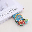 DIY Diamond Painting Leather Bookmark Mosaic Special-shaped Drill Craft Art Gift