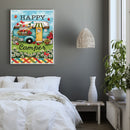 DIY Paint By Number Kit Frameless Camper Abstract Handpainted Canvas Wall D