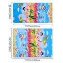 Camping Mat Picnic Beach Mattress Folding Sleeping Mats Cartoon Waterproof Pad