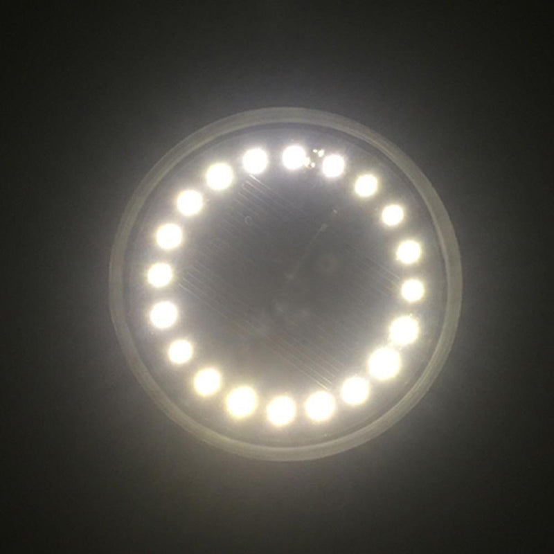20 LED Solar Buried Lamp Waterproof Outdoor Garden Light (1pc Warm White)