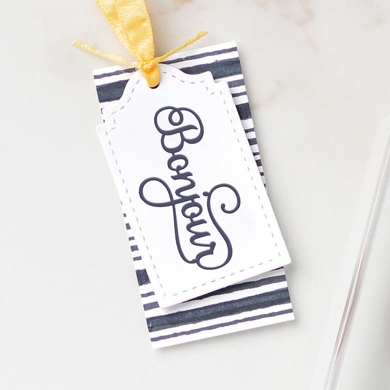 French Alphabet Cutting Die for DIY Scrapbooking Embossing Die Cuts (H4839)