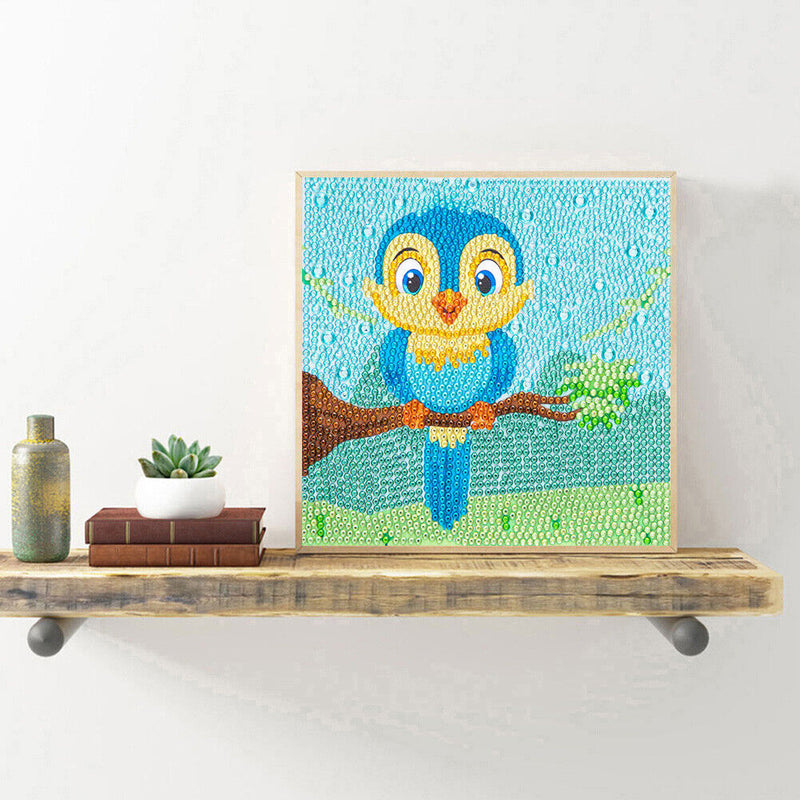 DIY Diamond Painting Full Round Crystal Drill Animal Decor for Kids (DX050)