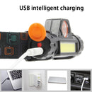 Bright LED Rechargeable Headlamp Waterproof Work Flashlight Torch for Camping
