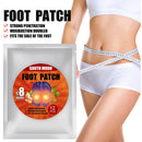 5 Packs Ginger Self Heating Anti Swelling Improve Sleep Cleaning Foot Patch