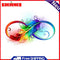 Colorful Feather Colouring Oil Canvas Pictures Hand Painted Paint By Numbers Kit