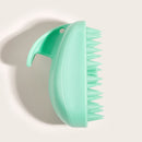 Silicone Head Body Scalp Massage Brush Hair Washing Clean Combs (Green) Newly