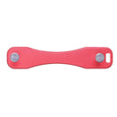 Aluminum Key Holder Organizer Clip Keychain Ring Pocket Keys Wallet (Red)