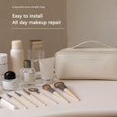 Women Cosmetic Bag Large Capacity Leather Cosmetic Organizer for Girls Travel