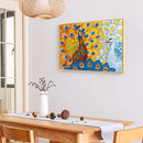 DIY Peacock Painting Picture of Home Wedding Direction Kit Full Round Drill