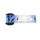 Waterproof Foldable Fish Ruler Accurate Lure Measure Tape Tackle (Blue) Newly