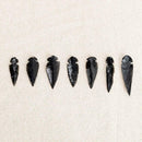 30-50mm Stunning Obsidian Carved Head Specimen Hot Healing Crystal Gifts B3C5