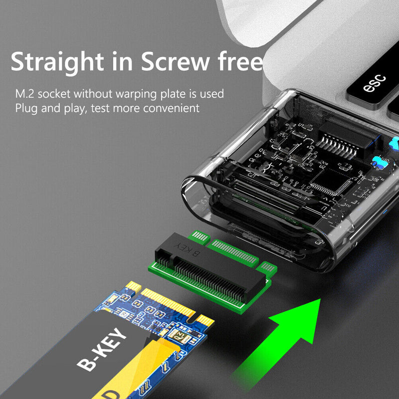 M.2 PCIE SSD Adapter Card M.2 PCIE NVME SATA NGFF Expansion Riser Card for PC
