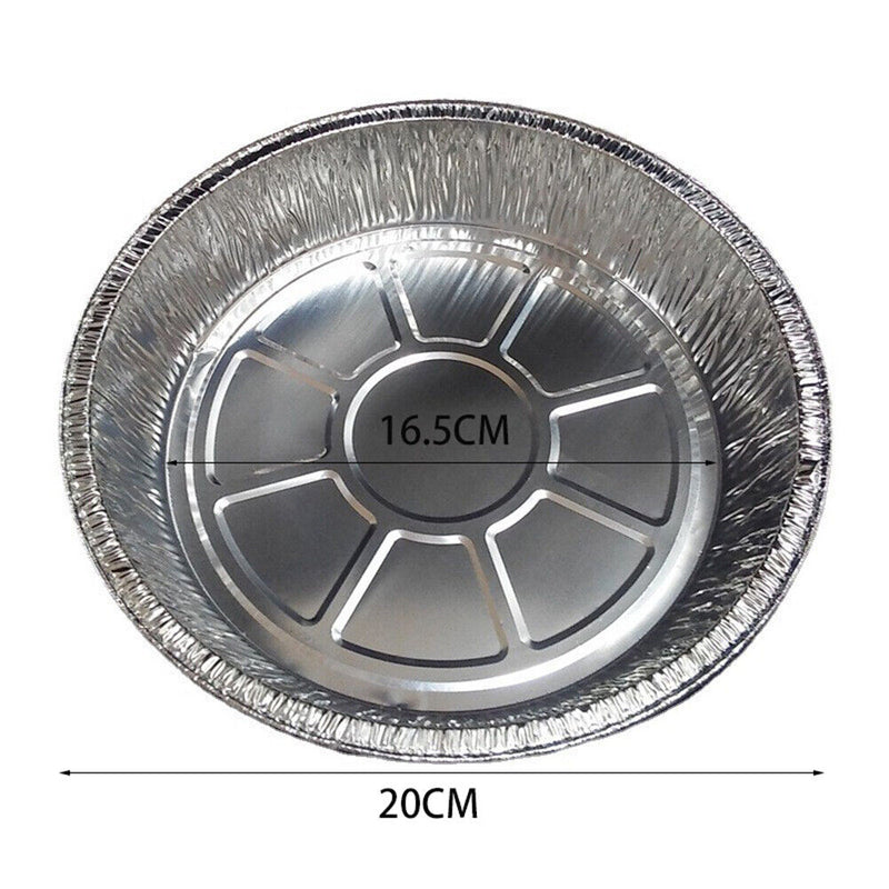 50x Air Fryer Disposable Paper Liner Microwave Foil Tin Steamer Mat (8inch)