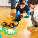 6pcs/set Mini Alloy Engineering Inertia Sliding Car Children Educational To