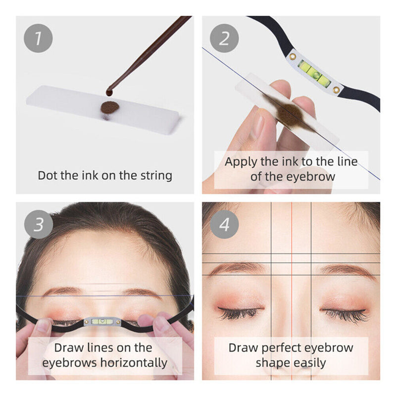 Microblading Mapping String Eyebrow Ruler Level Positioning Measuring Marke