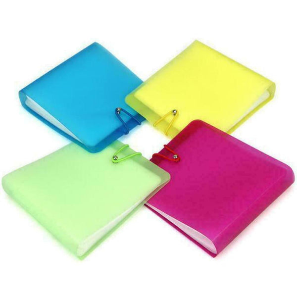 12 Plastic CD DVD Disc Double Sleeve Holder Clear Storage LQ k Case Q9T9 W2I3