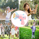 Electric Fan Bubble Gun Toys Durable Innovative Blower Design Toys (Pink)
