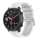 22mm Silicone Wrist Strap Band w/Buckle for Amazfit GTR 47mm (White) Newly