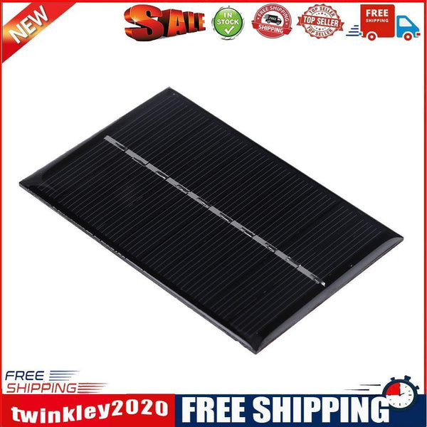 0.6W 5V Solar Panel Standard Epoxy Polycrystalline Silicon Battery Charge