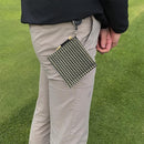 Golf Ball Cleaning Towel Golf Club Head Wiping Cloth Cleaner Tool (Black)