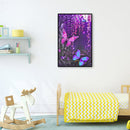 DIY 5D Butterfly Diamond Drawing Full Round Rhinestone Painting Kit Room Decor