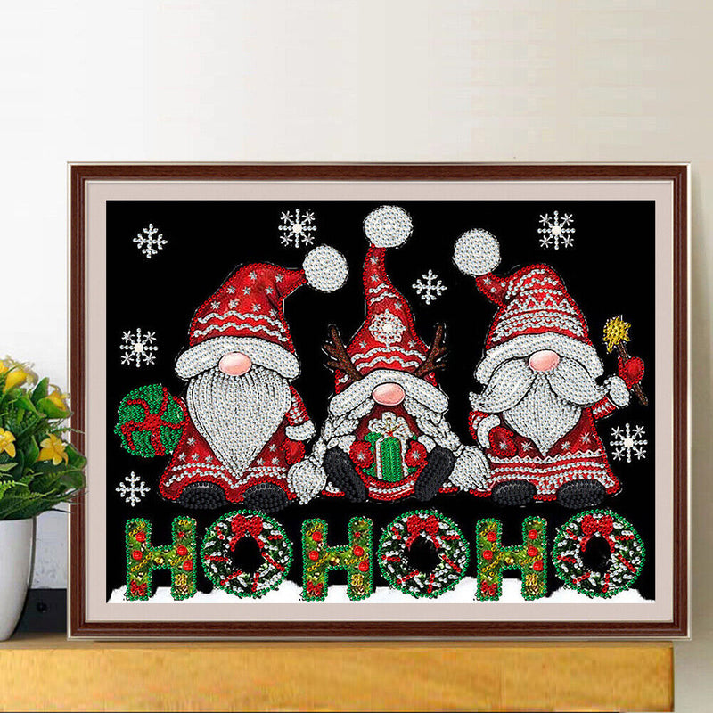 DIY Diamond Painting Partially Specially Shaped Drill Christmas Dwarf Wall Decor