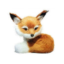 Simulation Sitting Fox Stuffed Animal Soft Plush Kids Gifts Christmas R3G3 Y1F0